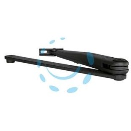 BRACCIO CON FERMO NERO PER CHIUDIPORTA DC300 DCL192 - nero RAL9005 (DCL1929005)