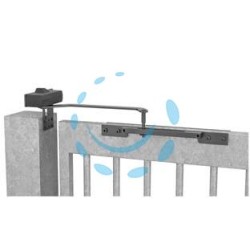 CHIUDICANCELLO FORZA FISSA PER CANCELLI FINO A 1000 MM. DC620G - nero RAL9005 (DC620G9005)