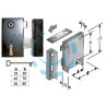 SERRATURA DA APPLICARE PER CANTINE SCROCCO E CATENACCIO 185 - mm.45, lunghezza mm.70 DX (4L1850706D)