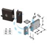 SERRATURA DA APPLICARE PER CANTINE SOLO SCROCCO 189 - mm.35, lunghezza mm.60 DX (4L1890606D)