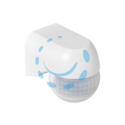 SENSORE DI MOVIMENTO INFRAROSSI 180° - 1200W - bianco