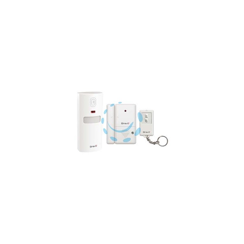 SENSORI WIRELESS DI PRESENZA VOLUMETRICO+PORTE E FINESTRE+TELECOMANDO 
