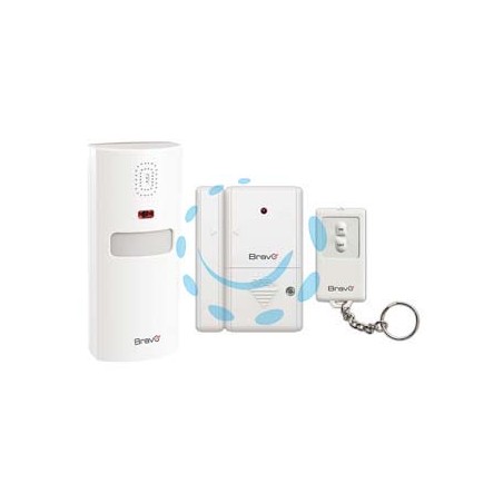 SENSORI WIRELESS DI PRESENZA VOLUMETRICO+PORTE E FINESTRE+TELECOMANDO 