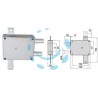 DEVIATORE DOPPIO PERNO A PIASTRA 201/50 - SX (201/50/S)