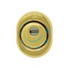 DEFENDER 325C ATRA IN OTTONE LUCIDO - mm.50x22h interasse mm.31 (325C/22/OLC)
