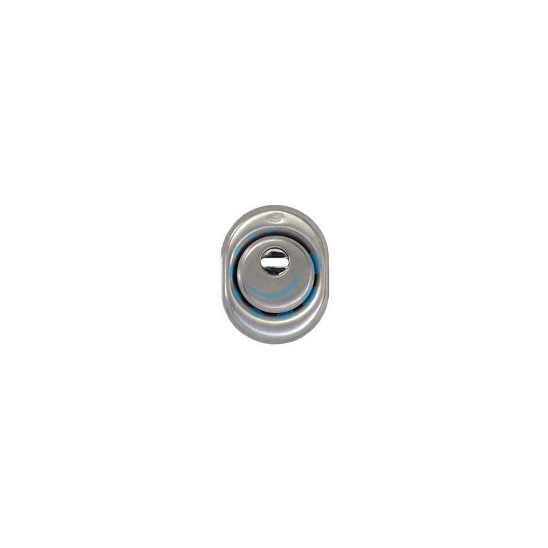 DEFENDER 325C IN ACCIAIO CROMO SATINATO - mm.50x25h. interasse mm.38 (325C/27/25/CS)