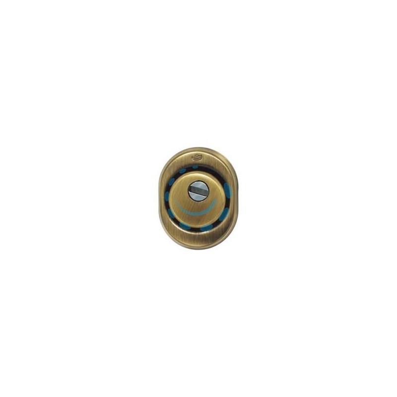 DEFENDER 325C ATRA IN OTTONE BRUNITO - mm.50x15h interasse mm.31 (325C/13/OB)