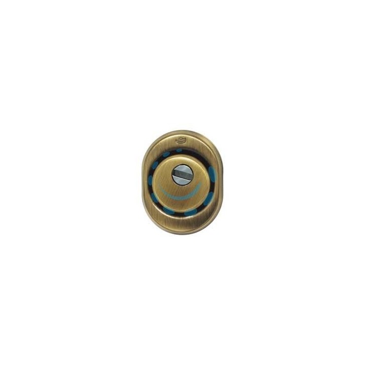 DEFENDER 325C ATRA IN OTTONE BRUNITO - mm.50x25h interasse mm.31 (325C/25/OB)