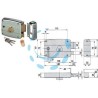 SERRATURA APPLICARE QUADRO CATENACCIO E SCROCCO CILINDRO FISSO 50471 - mm.60 DX (5047160195)
