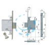 SERRATURA TRIPLICE DA INFILARE DOPPIA MAPPA 57015 - mm.60 (57015600)