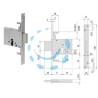 SERRATURA TRIPLICE DA INFILARE A CILINDRO 56016 - mm.70 (56016700)