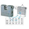 LUCCHETTO CORAZZATO A UNA BOCCA 2855L