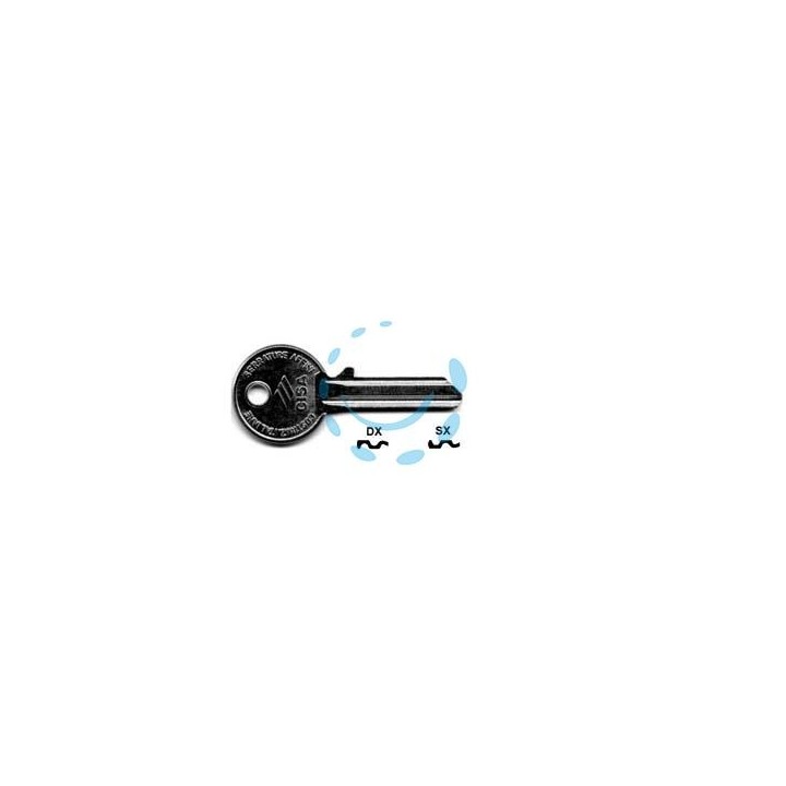 CHIAVE 5 SPINE PICCOLE 01410 - 01410002 SX (tipo silca CS 7R)
