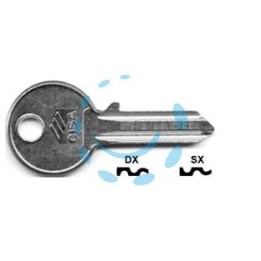 CHIAVE 4 SPINE GRANDI 01320 - 01320002 SX (tipo silca CS 205)
