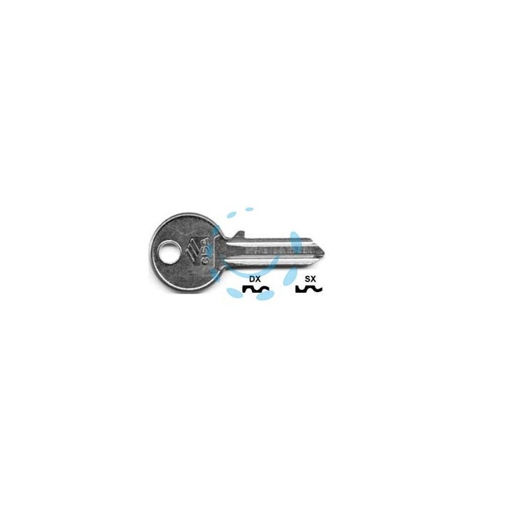 CHIAVE 4 SPINE GRANDI 01320 - 01320002 SX (tipo silca CS 205)