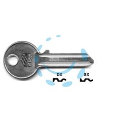 CHIAVE 5 SPINE GRANDI 01310 - 01310002 SX (tipo silca CS 207)