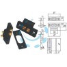 COPPIA CONTATTI ELETTRICI A PRESSIONE 06510 - (06510000)