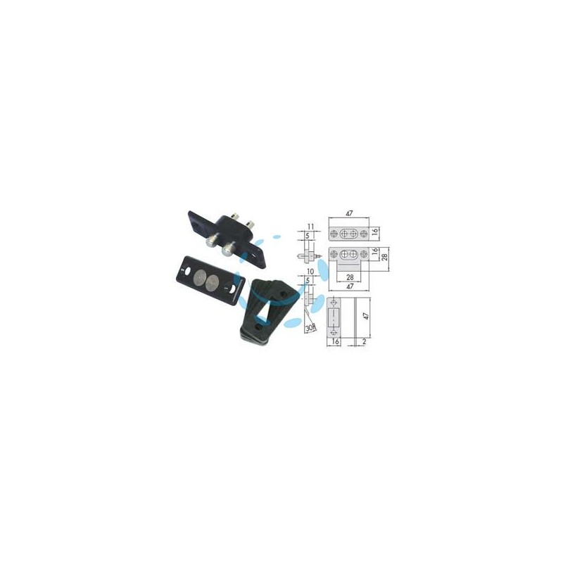COPPIA CONTATTI ELETTRICI A PRESSIONE 06511 - (06511000)
