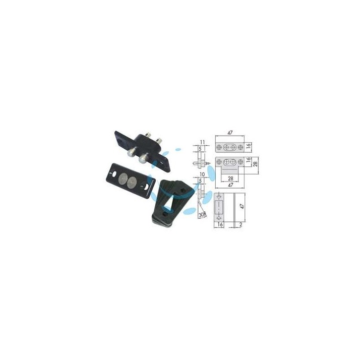 COPPIA CONTATTI ELETTRICI A PRESSIONE 06511 - (06511000)