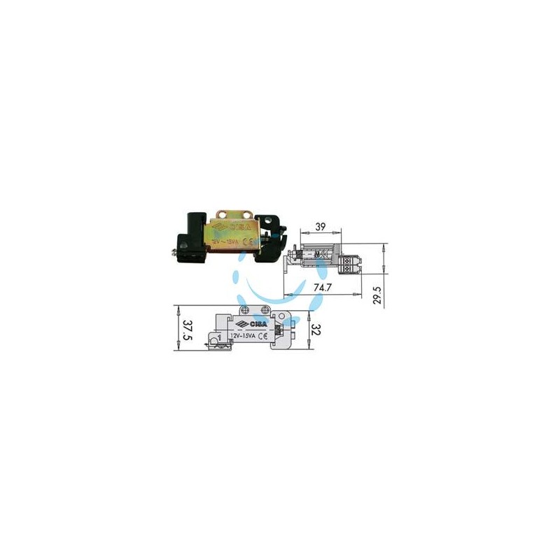 BOBINE TENSIONE 12V PER SERRATURA ELETTRICA - (07025 00)