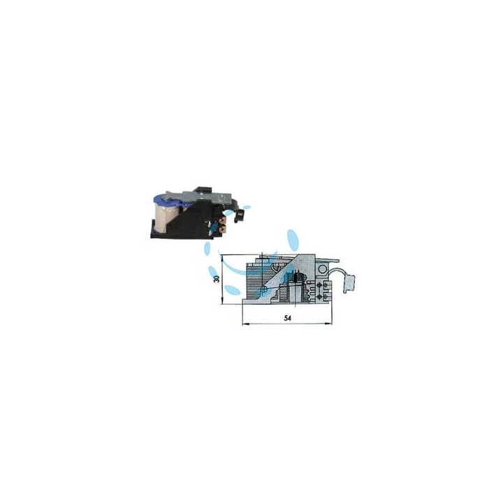 BOBINE TENSIONE 12V PER SERRATURA ELETTRICA - SX (07118002)