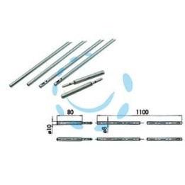 ASTE COMPLETE PER SERRATURE INFILARE 06415 - ø mm.10 (06415000)