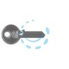 CHIAVE GREZZA PER LUCCHETTI PK75058010000V2 