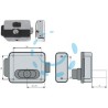 ELETTROSERRATURA APPLICARE CANCELLI REVERSIBILE PULSANTE MULTIPLA 5015 - mm.50-70 (NF5015/1Z)