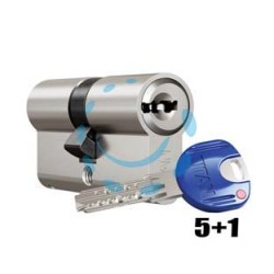 CILINDRO EUROPEO SAGOMATO TITAN K66 - mm.70 (30x40) (K66-NG3040-5CH+1C/BC)