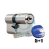 CILINDRO EUROPEO SAGOMATO TITAN K66 - mm.70 (30x40) (K66-NG3040-5CH+1C/BC)