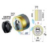 DEFENDER MAGNETICO MAG MONOLITO ANTIACIDO MR460 OTTONATO LUCIDO - ø mm.46x20h. (MR460-20D1)