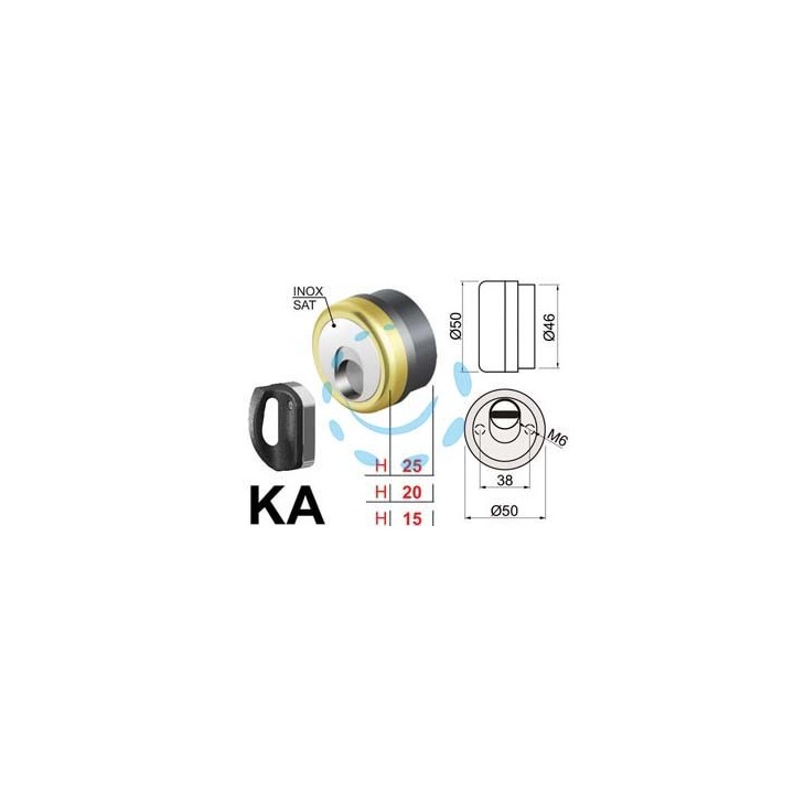 DEFENDER MAGNETICO MAG MONOLITO ANTIACIDO KA PZ.2 MR500 OTTON. LUCIDO - ø mm.50x20h. (MR500-20D1)