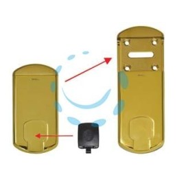 DEFENDER MAGNETICO MINIMAG MG220 OTTONATO LUCIDO - mm.57x118-163h. 