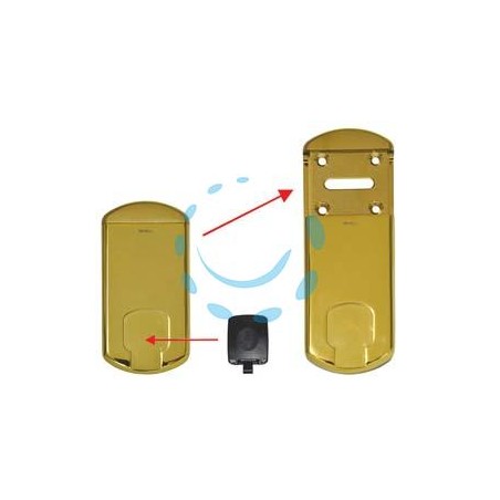 DEFENDER MAGNETICO MINIMAG MG220 OTTONATO LUCIDO - mm.57x118-163h. 