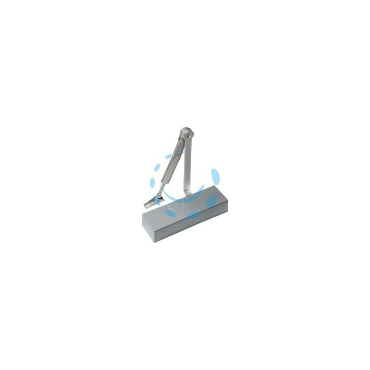 CHIUDIPORTA AEREO SERIE TS 69 - argento (66480201)