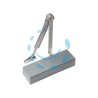 CHIUDIPORTA AEREO SERIE TS 69 - argento (66480201)