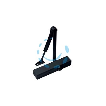CHIUDIPORTA AEREO SERIE TS 79 - nero RAL9005 (22305619)