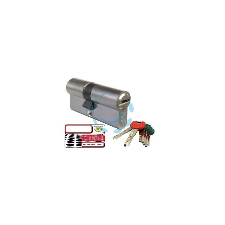 CILINDRO EUROPEO SAGOMATO 2306/CS - mm.80 decentrato (30+50)