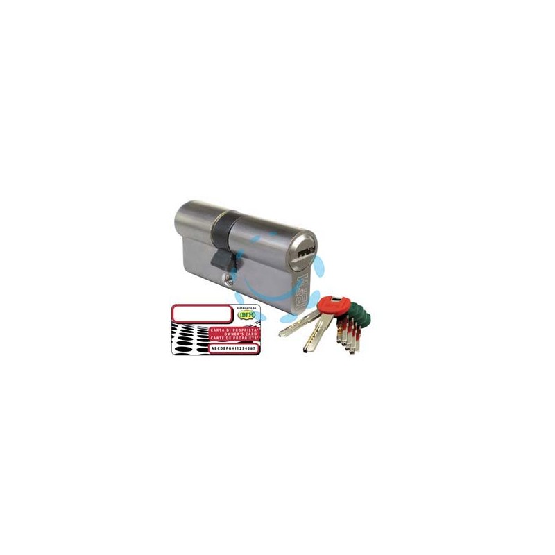 CILINDRO EUROPEO SAGOMATO 2306/CS - mm.100 decentrato (30+70)