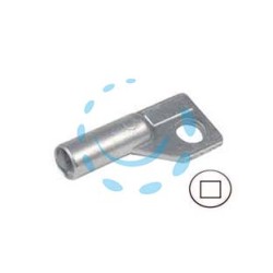 CHIAVE PER SERRATURE CON QUADRELLO IN METALLO 21AM - foro quadro mm.7x7