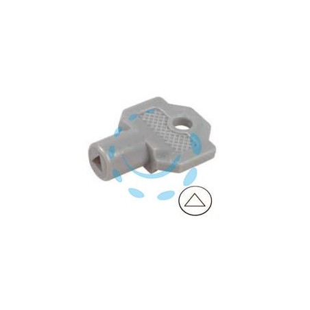 CHIAVE PLASTICA PER CILINDRO CON TRIANGOLO PER QUADRI ELETTRICI 154A 