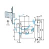 SERRATURE TRIPLICE DA INFILARE DOPPIA MAPPA 663301 - mm.70 (663301704)