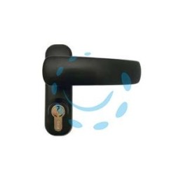 MANIGLIA ESTERNA CON CILINDRO ANTIPANICO 94027 VERNICIATA NERO - (94027005)