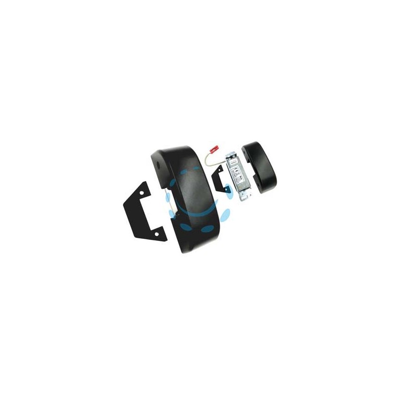 INCONTRO ELETTRICO PER MANIGLIONE ANTIPANICO SERIE IDEA BASE PUSH NERO - (5680000)
