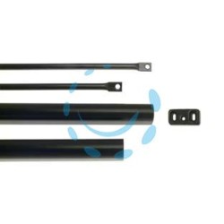 ASTE E COPERTURE VERNICIATE NERE 94100205 PER MANIGLIONE ANTIPANICO - per porte altezza max mm.2400 (94100205)