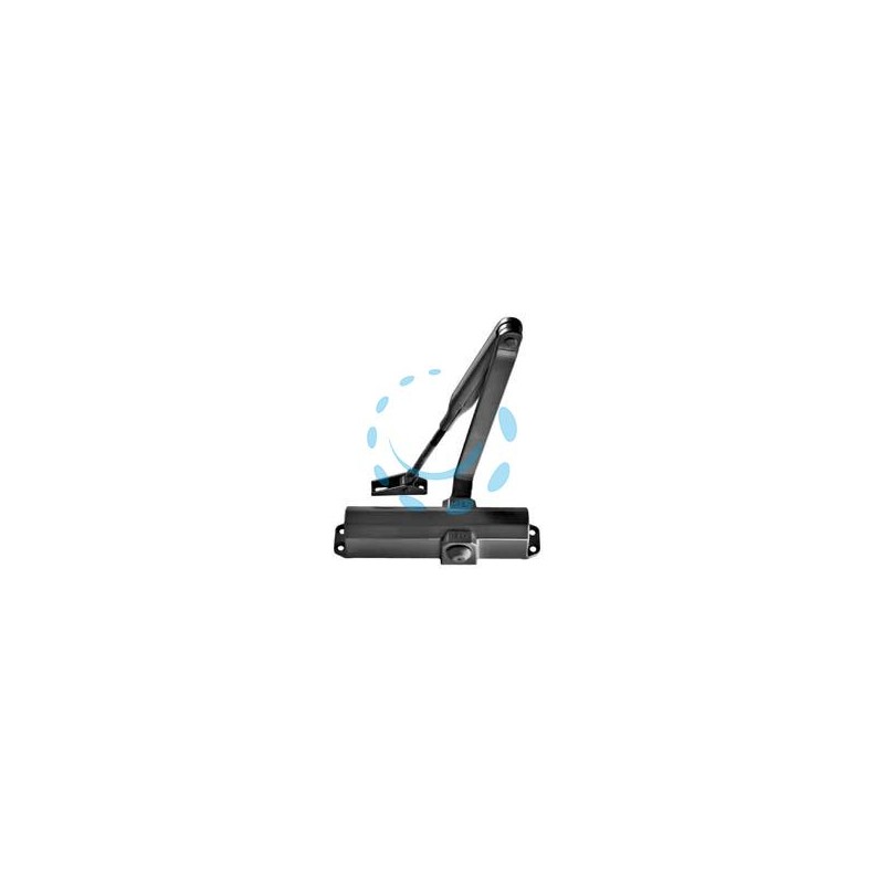 CHIUDIPORTA AEREO IS20 3711 NERO - s/fermo, mm.205x53x46h. (371100005)