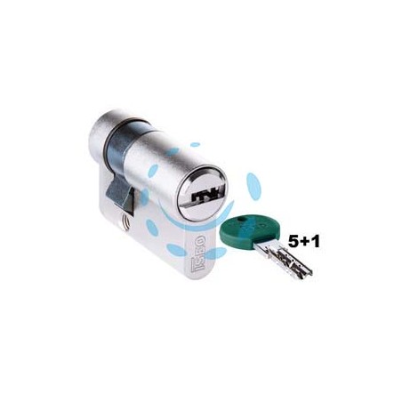 MEZZO CILINDRO EUROPEO SAGOMATO DOPPIO PROFILO "R700" 82R70 - mm.40 (30x10) (82R7030109C.H526)