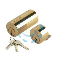COPPIA CILINDRI "F5" PER SERRATURE DA APPLICARE 854 - porte spessore max mm.45 (854457)