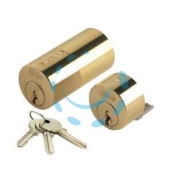 COPPIA CILINDRI "F5" PER SERRATURE DA APPLICARE 854 - porte spessore max mm.70 (854707)