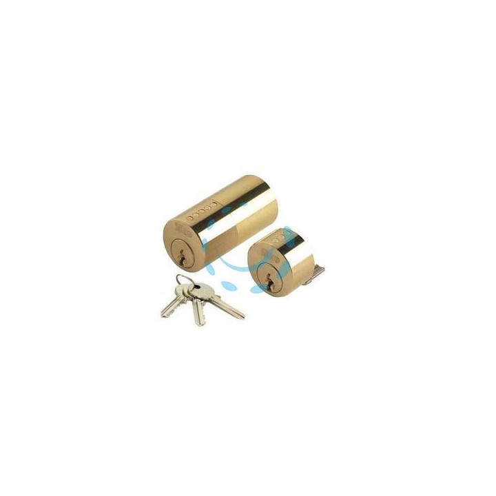 COPPIA CILINDRI "F5" PER SERRATURE DA APPLICARE 854 - porte spessore max mm.70 (854707)